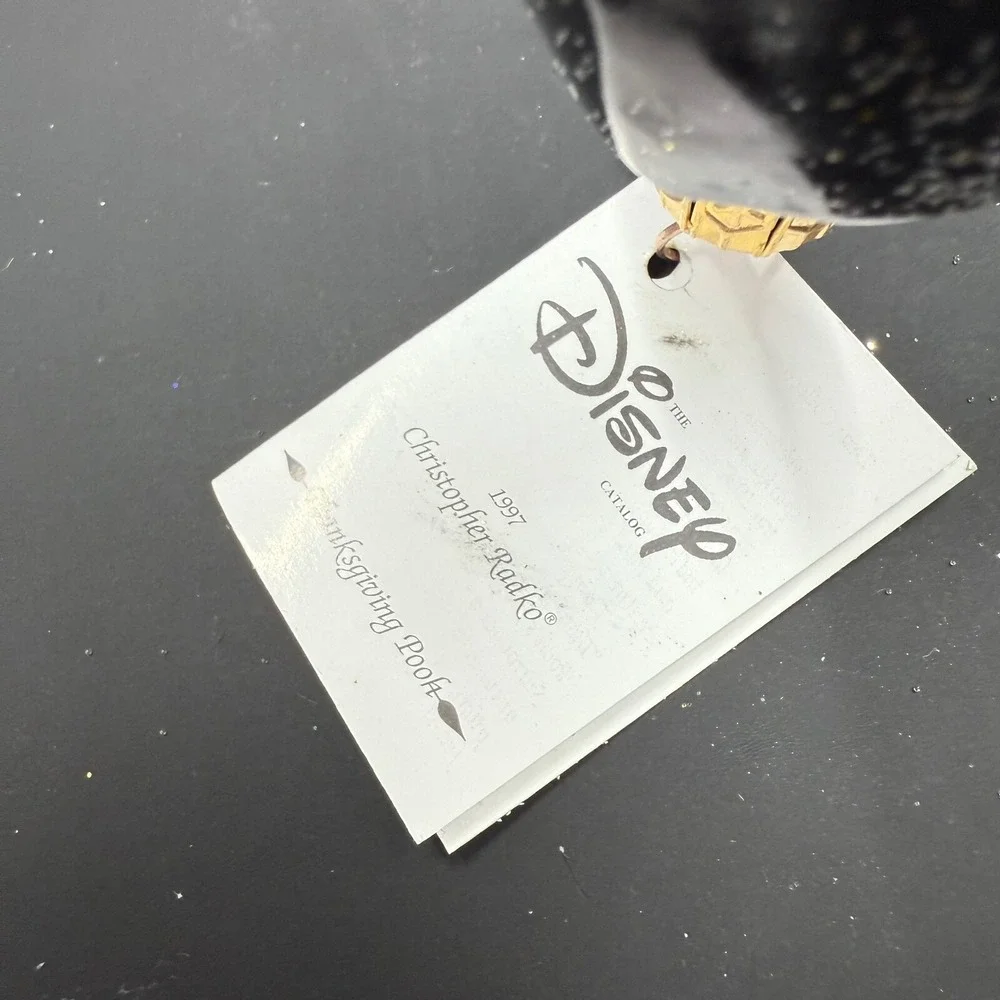 1997 Christopher Radko‎ Thanksgiving Pooh Disney 6.5